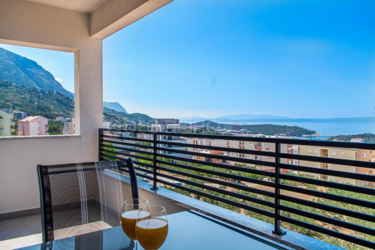 Luxury Sea View Apt Padi Via Mare Makarska Buitenkant foto